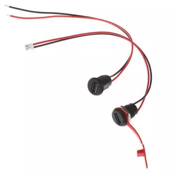 Usb-C 2Pin сильноточный разъем для зарядки с гайкой Ph2.0 Snap Lock Plate Usb Type-C Female Type C водонепроницаемый разъем с кабелем JST 02