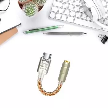 USB C 32 бит 384 кГц USB C на 3,5 мм адаптер с чипом CX31993 MAX97220 USB C адаптер для наушников 3,5 мм адаптер