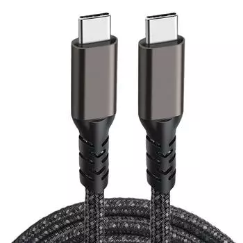 USB-C 3.2 Gen2*2 USB C удлинительный кабель папа-мама Type C удлинительный шнур 20 Гбит/с передача данных 5A 100 Вт кабель для быстрой зарядки 4K 60 Гц USB3.2 Gen2-1m