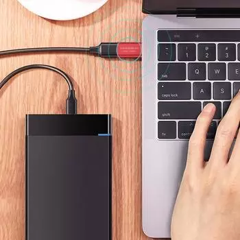 USB C High Speed Charging Adapter USB C Data Blocker USB C Male to Female Adapter Secure Charging for Phones Tablets золотой