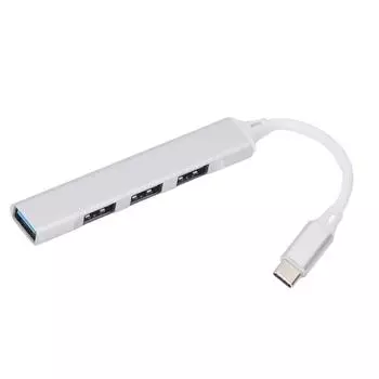USB C Hub USB A 3.0 высокоскоростной 4 в 1 USB удлинитель алюминиевый сплав USB разветвитель для компьютеров телефонов
