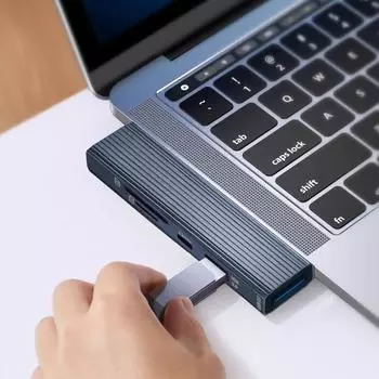 USB C концентратор адаптер для чтения карт 4 в 1 USB C кабель для зарядки многопортовый разветвитель для ноутбука ПК клавиатура камера накопитель