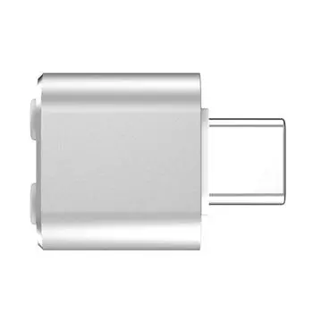 USB C Мышь Jiggler Mover Необнаруживаемый 3 режима с кнопкой переключения(Серебряный) КДЕ