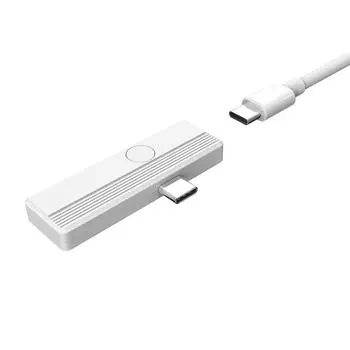 USB-C To HDMI-compatible Video Transmitter and Receiver Extender Wireless Transmit Display Adapter for iPhone 15 Laptop PC To TV