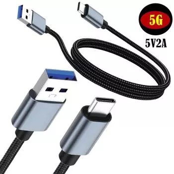 USB C To USB A Charging & Data Cable 5V2A Charger Cord 5Gbps Speed Transfer Wire for Computer Laptop Mobile Phone 30CM-A