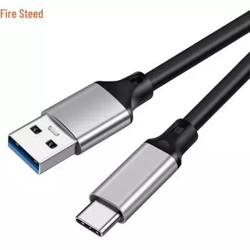 USB-C to USB-A Fast Charging Cable: 10G High-Speed Data Transfer, 3A for Mobile and External Hard Drives 0.2m