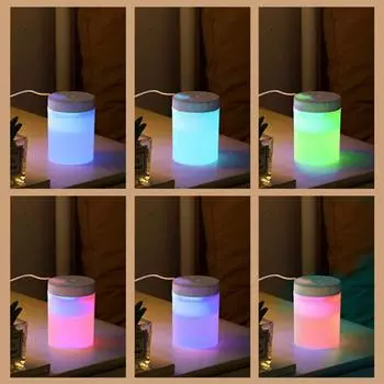 USB Car air Humidifier portable low noise comprehensive moisture warm light Essential Oil Diffuser Humidifier car accessories