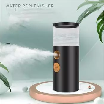 Usb Charge Nano Facial Mister 20 мл Отпариватель для тумана Удобный распылитель для увлажнения чёрный