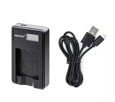 USB charger for digital camera compatible with SONY battery with LCD screen [WASHODO] NP-BG1/FG1 [517-0037-01] (Set A)