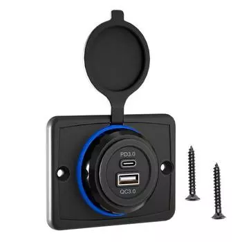 USB-зарядное гнездо Адаптер зарядного гнезда Автомобильное зарядное устройство Энергосберегающая розетка Зарядная панель Прочный