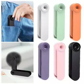 USB-зарядка Мини складной вентилятор 3 скорости небольшой персональный вентилятор многофункциональный легкий настольный вентилятор на батарейках для домашнего офиса фиолетовый