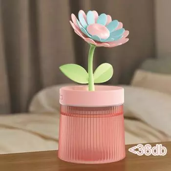 USB Cool Mist Humidifier Portable Ultrasonic Air Humidifier Aroma Oil Diffuser Super Quiet 7 Color LED Light for Babies Home