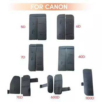 Крышка USB Миниатюрная резиновая заглушка для камеры 600D 40D 1100D 5D 70D 6D 7D Крышка видеовыхода Заглушка от пыли 7D