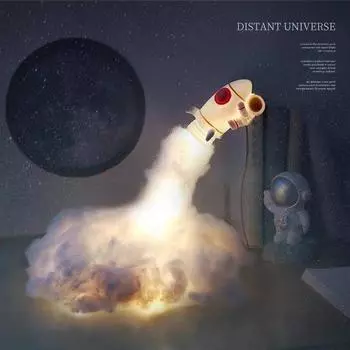 USB DIY креативный светильник-ракета светодиодный красочные облака астронавт ночник Декор атмосфера прикроватная лампа детский подарок декор комнаты