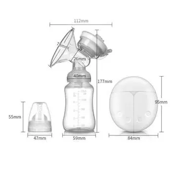 Usb Double Automatic Electric Breast Nipple Suction Pump Mom Milk Extractor Tool