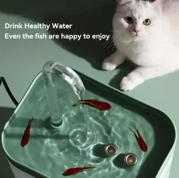 USB Electric Mute Cat Drinker 1.5L Recirculate Filtring Drinker Pet Water Dispenser Auto Filter for Cat Water Fountain USB 5V Universal