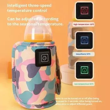 USB грелка для молока и воды, дорожная коляска, изолированная сумка, обогреватель для бутылочек для кормления новорожденных, портативные грелки для кормления из бутылочки