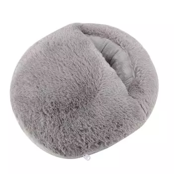 USB-грелка для ног, электрический обогреватель для зимних офисных тапочек с подогревом, обувь(Серый)