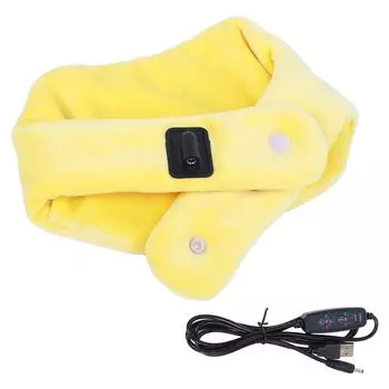 USB-грелка для шеи с таймером и 3 настройками температуры, регулируемая степень затягивания, электрический шарф с подогревом для шеи