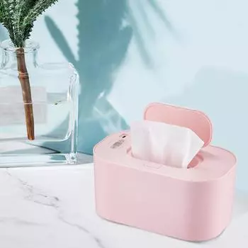 USB-грелка для влажных салфеток для детей, 3 температурных режима, грелка для подгузников, 10 Вт, постоянная температура, большая розовый