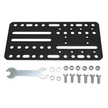 USB Handbrake Desk Mount Bracket Plate Universal Multiple Hole Adapter Plate for SIM Racing Shifter