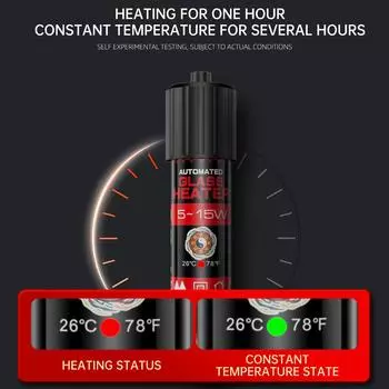 USB-интерфейс 5 Вт 10 Вт 15 Вт мини-нагревательный стержень для черепах с низким уровнем воды Betta автоматический подогрев с постоянной температурой 1.2M USB interface