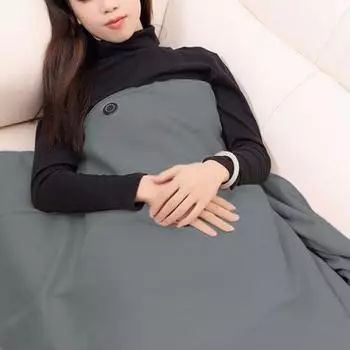 USB Электрическое Отопление Теплая Шаль Чехол Для Ног Домашний Офис Открытый Термошаль Горячий Компресс Одеяло Вязание Пончо фиолетовый