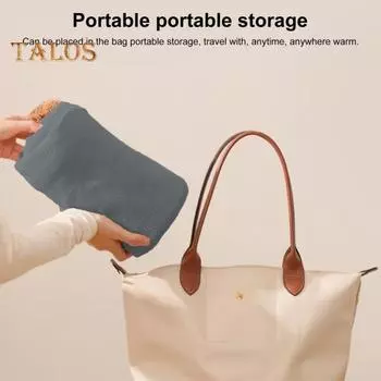 USB Электрическое Отопление Теплая Шаль Чехол Для Ног Домашний Офис Открытый Термошаль Горячий Компресс Одеяло Вязание Пончо фиолетовый