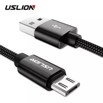 USB-кабель 2A для быстрой зарядки для Samsung Huawei Xiaomi Andriod Micro Usb Кабели для зарядного устройства мобильного телефона 0.3M золотой