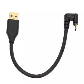 USB-кабель 5 Гбит/с USB 3.0A Male AMC to TypeC U Type Elbow ABS Data Cable для зарядки и передачи данных 1m / 3.3ft