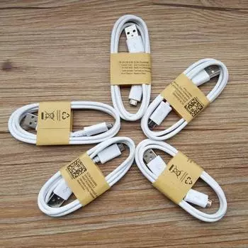 USB-кабель для быстрой зарядки данных для Samsung Galaxy S7 S6 Edge+ S4 S3 Note 5/4 1x White Usb Cable