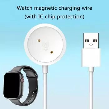 USB-кабель для быстрой зарядки с магнитным креплением, надежное соединение, портативный, подходит для умных часов M60 M58 M59 M90