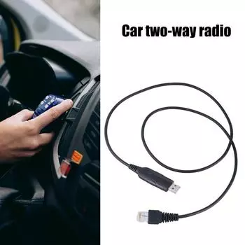 USB-кабель для программирования, простой в использовании 8-контактный разъем, кабель для программирования автомобильного радио с USB-интерфейсами 90 см/35,3 дюйма
