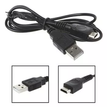 USB-кабель для зарядки, 1,2 м, зарядное устройство для консоли GameBoy Micro GBM