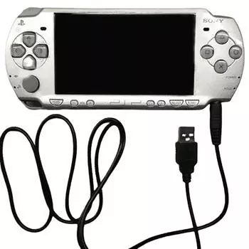 USB-кабель для зарядки 5 В для Psp 1000 2000 3000, зарядный кабель, разъем порта DC4.0, мощность чёрный