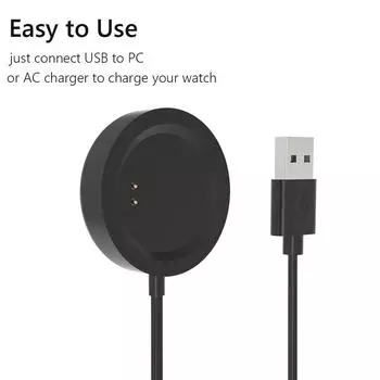 USB-кабель для зарядки док-станции Подставка для часов OnePlus Магнитный держатель зарядного устройства чёрный