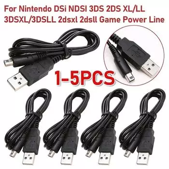 USB-кабель для зарядки, кабель синхронизации данных, провод для Nintendo DSi NDSI 3DS 2DS XL/LL, новый игровой кабель питания 3DSXL/3DSLL 2dsxl 2dsll