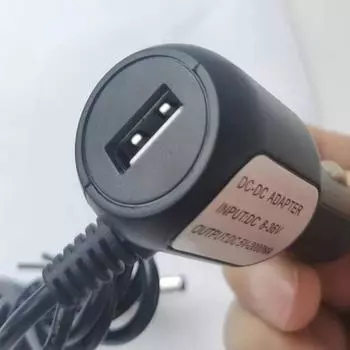 USB-кабель для зарядки видеорегистратора от прикуривателя, автомобильный зарядный кабель для видеорегистратора, кабель питания постоянного тока 5,5 мм, шнур питания 12–24 В для камеры видеорегистратора