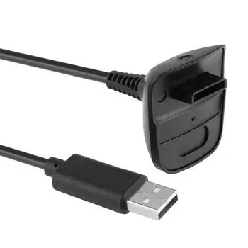 USB-кабель для зарядного устройства для геймпада, шнур для Microsoft Xbox 360, USB-кабели для зарядки для контроллера Xbox 360, аксессуары для видеоигр чёрный