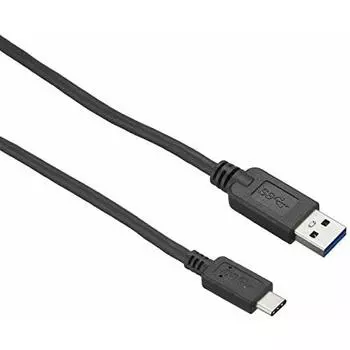 USB-кабель ELECOM тип C (USB-A на USB-C) 1,5 м USB3.1 совместимый 3A выход макс 5 Гбит/с черный USB3-AC15BK