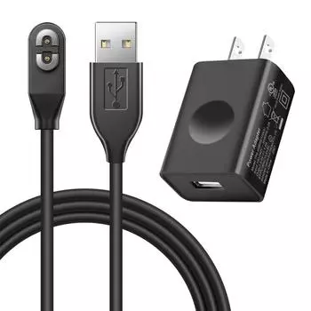 USB-кабель Fonken для AfterShokz Aeropex AS800, магнитный зарядный кабель для наушников, USB-зарядное устройство, зарядный кабель для наушников костной проводимости 1M чёрный