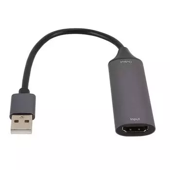 USB-карта захвата Мультимедийный интерфейс высокой четкости для USB 2.0 Конвертер Карта записи видео 4K F
