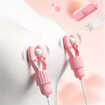 USB-клипсы для груди с 12 частотами вибрации: сенсорные игрушки для взрослых пар для большего удовольствия