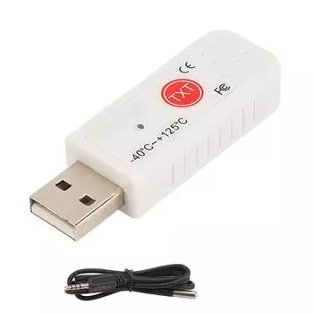 USB-компьютерный термометр USB-компьютерный внутренний наружный термометр Двойной температурный гиперболический дисплей