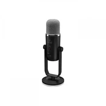 USB-конденсаторный микрофон Behringer с USB-аудиоинтерфейсом, все в одном, выбираемая направленность, выход на наушники BIGFOOT