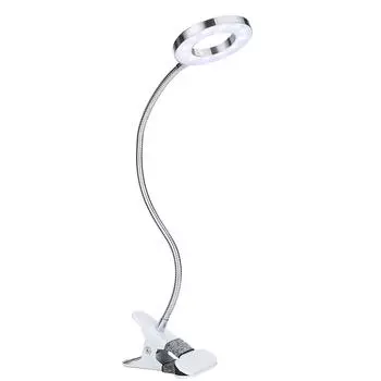 USB-круглая лампа для макияжа, бровей, губ, татуировки, салона красоты, настольные светодиодные фонари с зажимом