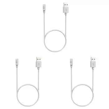 USB Magnetic Charger Wrist Watch Charger Cable for Xiaomi Mi Band 8 (White 60CM)