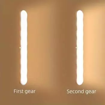 USB-магнитная зарядка, деревянное зеркало, передняя заполняющая лампа, светодиодный ночник, вращающийся на 360 ° сенсорный настенный светильник, прикроватная лампа для спальни, дома теплый белый