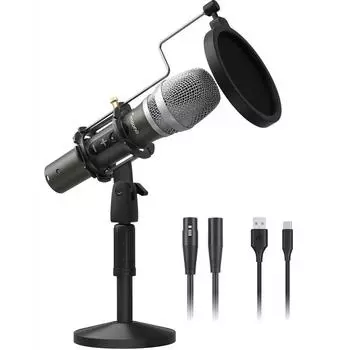 USB-микрофон MAONO HD300T (серый)