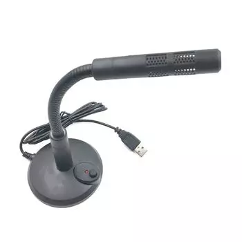 USB микрофон студийный речевой чат пение KTV микрофон с держателем для ПК ноутбука